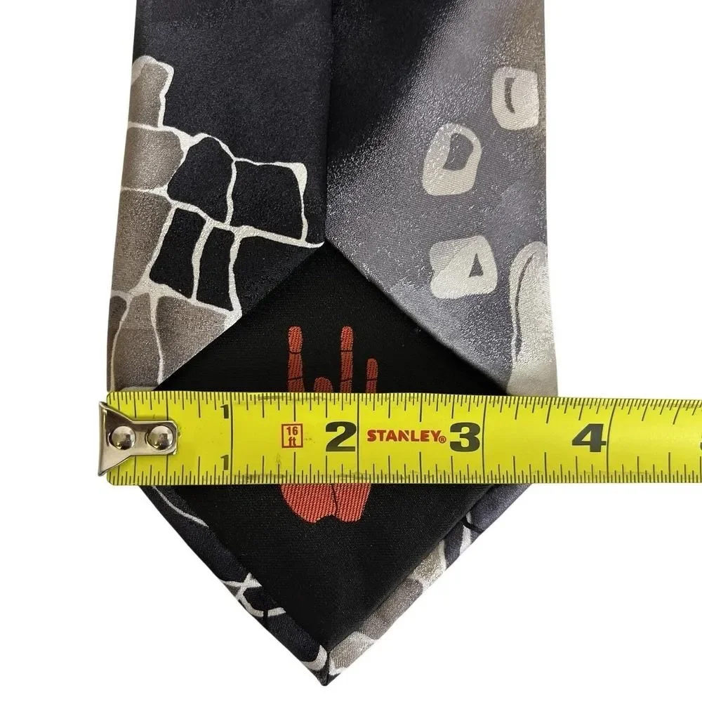 Vintage J Garcia Arches Silk Tie Limited Collection Abstract Geometric 2000s